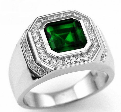 Anillo Ovalado Bañado en Dos Tonos con Incrustaciones - Image 6
