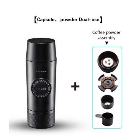 Cafetera Espresso Portátil Recargable Compacta