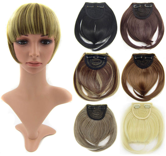 Flequillo Postizo 3D con Clip - Extensiones de Cabello