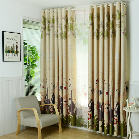 Cortinas Blackout Infantiles con Diseño de Animales - Oscurecimiento Total para Dormitorio - Image 2