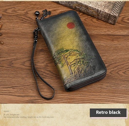 Cartera Larga de Cuero para Mujer Amanecer - Image 17