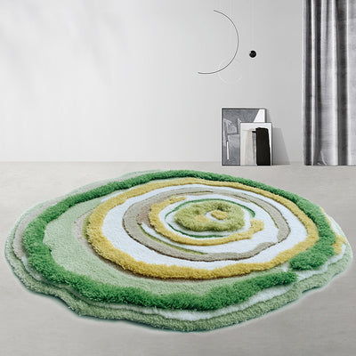 Tapete Tejido a Mano en Lana Mixta - Diseño Moderno para Dormitorio y Sala