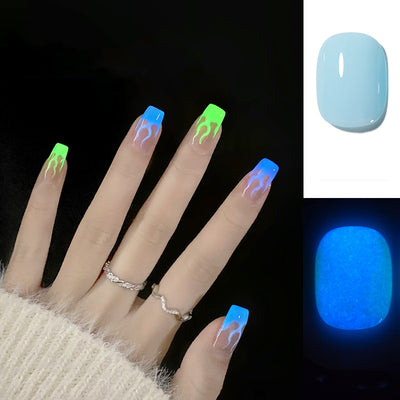 Adhesivo de Uñas con Esmalte Fluorescente de Moda - Image 15