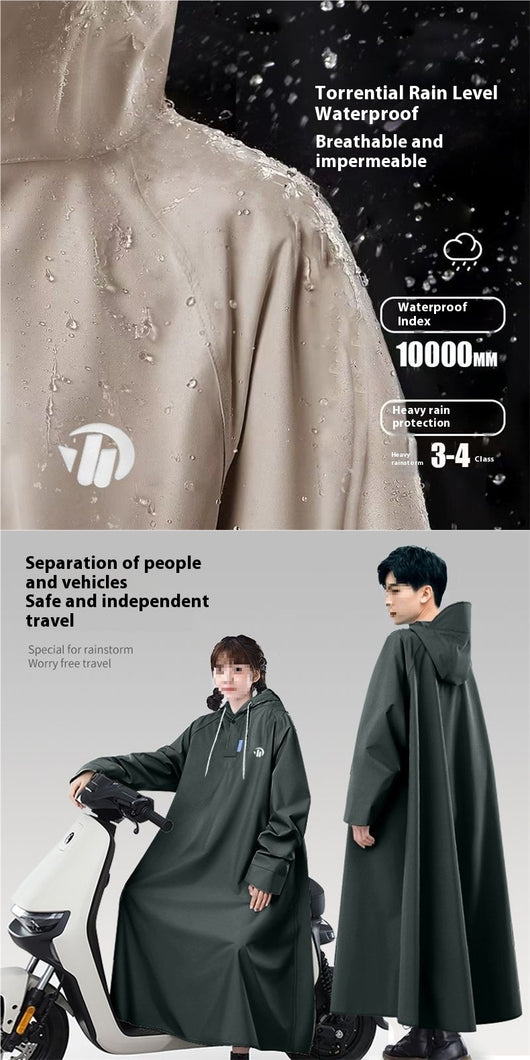 Impermeable Moto Eléctrica con Mangas - Protección Total - Image 7