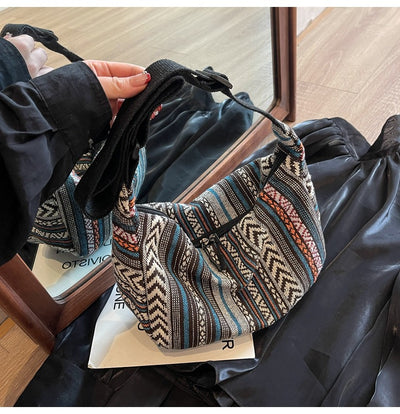 Bolso Bandolera Étnico Dumpling de Gran Capacidad - Estilo Moderno para Mujer - Image 26