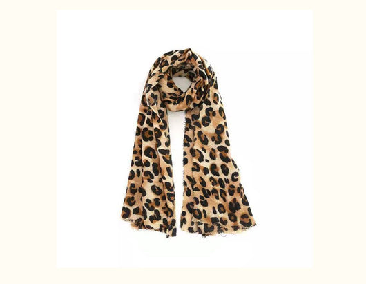 Bufanda Estampado Leopardo Otoño Invierno - Abrigo Suave de Cashmira Artificial - Image 5