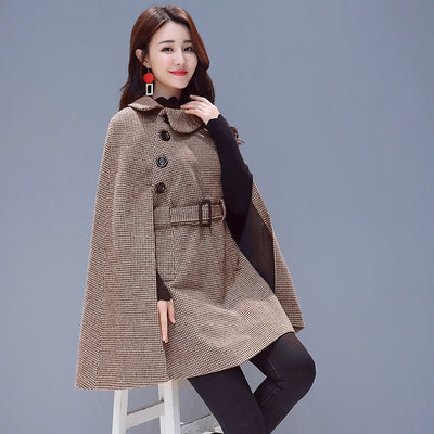 Capa de Lana Elegante - Abrigo Tipo Poncho - Image 6