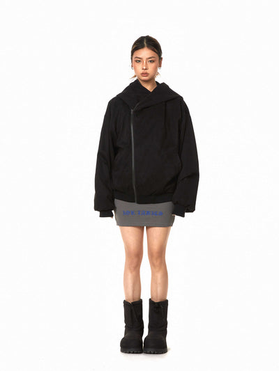Cardigan Sudadera Desconstructido con Capucha y Cierre Oblicuo para Mujer - Image 16