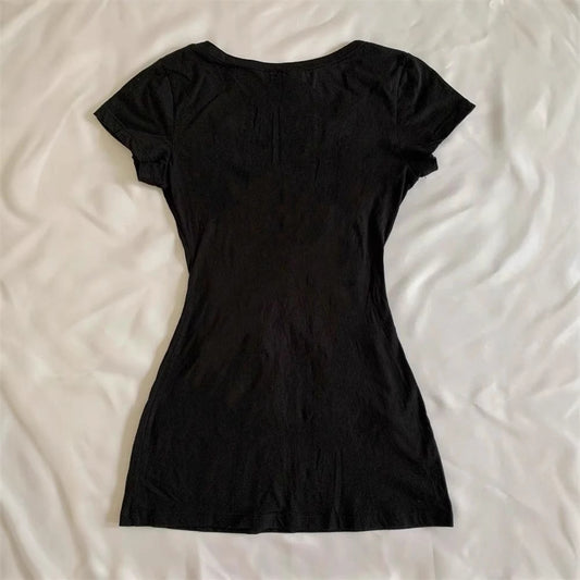 Camiseta Retro Cuello Redondo Slim Fit Reductora - Image 2