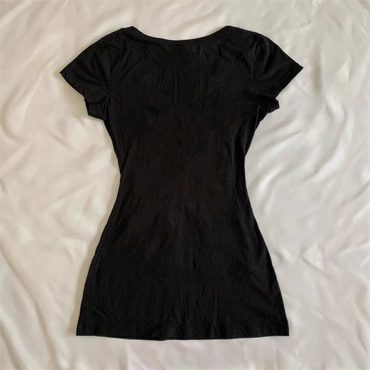 Camiseta Retro Cuello Redondo Slim Fit Reductora - Image 2