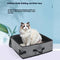 Arenero Portátil para Gatos con Tela Oxford Plegable