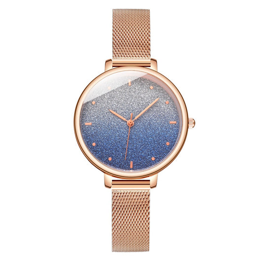 Reloj de mujer con correa fina en oro rosado - Image 8