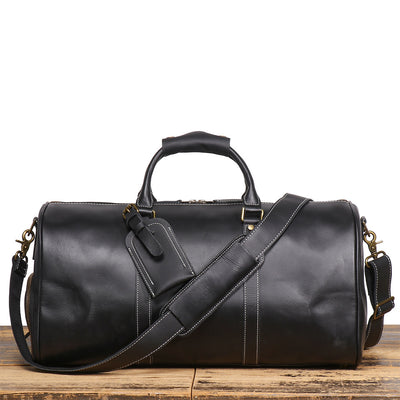 Bolsa de Viaje Primera Capa en Cuero Genuino para Hombre - Image 5