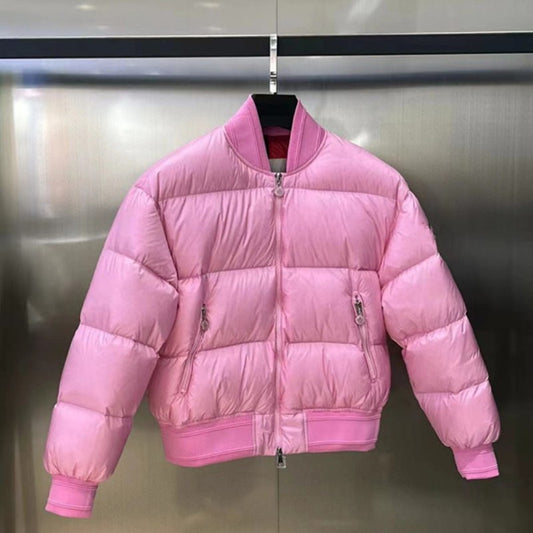 Chaqueta Acolchada de Plumón Corta para Mujer - Diseño Elegante y Cálido - Image 2