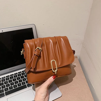 Bolso Bandolera Plisado Cloud con Asa Única