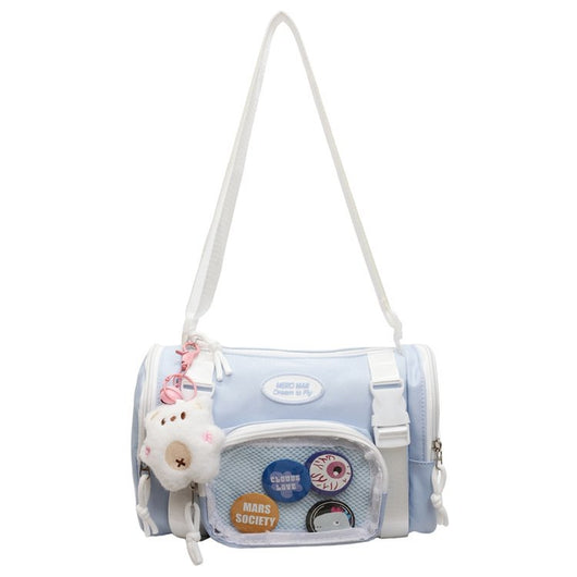 Bolsa Crossbody Transparente Estilo Preppy - Image 8