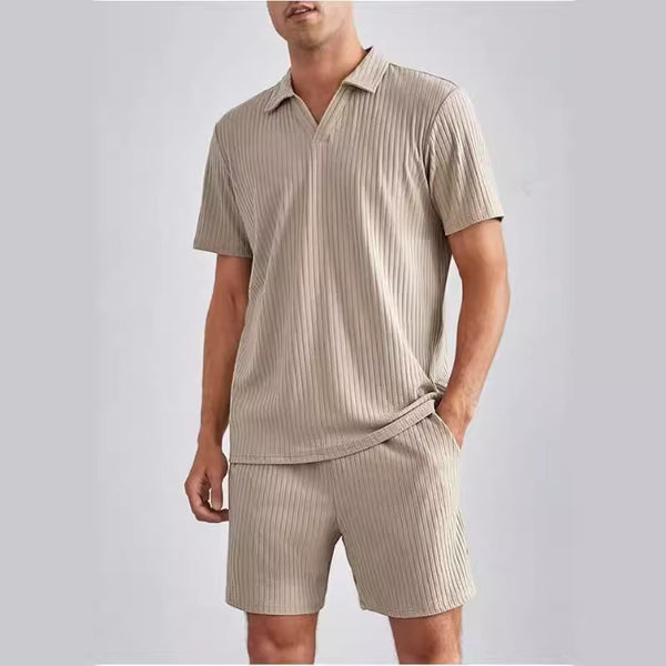 Conjunto Casual de Polo y Shorts para Hombre