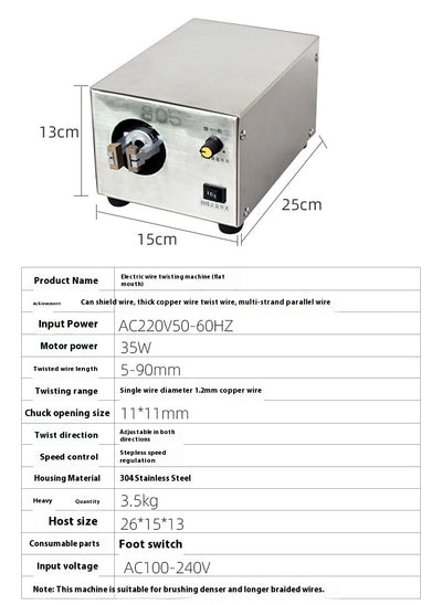 Máquina Torsionadora de Cables de Cobre Multiconductor para Baja Potencia - Image 15
