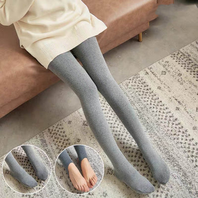Leggings de Algodón Puro Cintura Alta Reductores con Forro Térmico