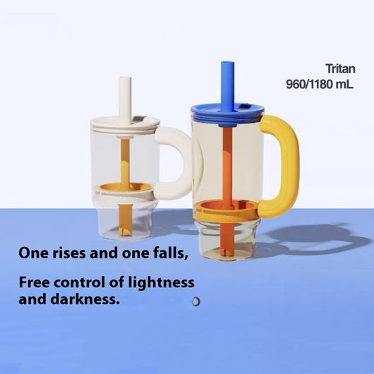 Vaso Térmico Grande con Popote - Capacidad XXL