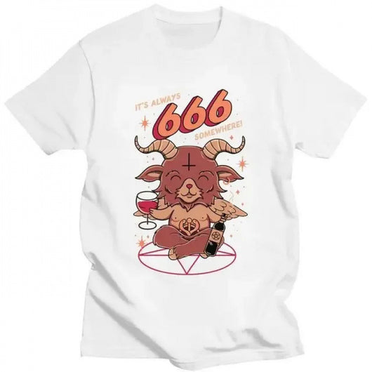 Camiseta Manga Corta Cool Baphomet para Hombre - Image 9