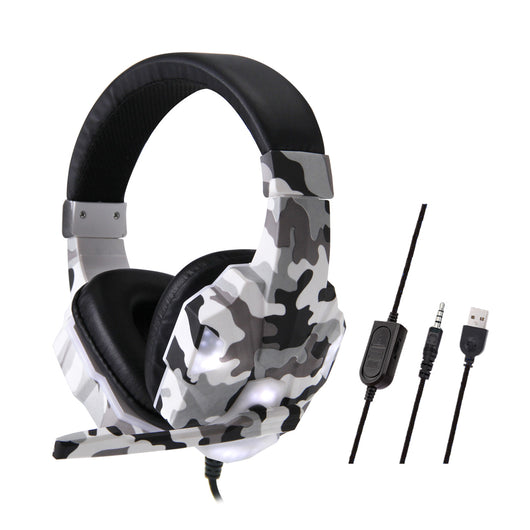 Auriculares Camuflaje con Luz Brillante SY830MV - Image 7