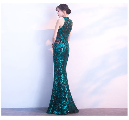 Vestido Largo Elegante Cola de Pez para Eventos y Cócteles - Image 19