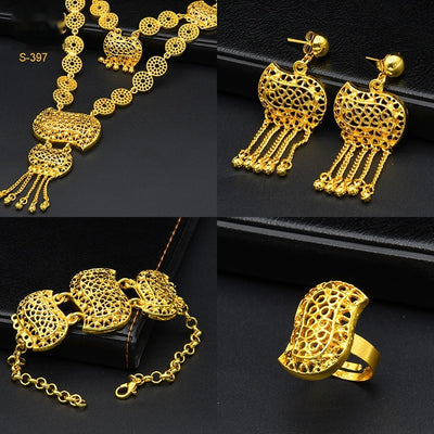 Conjunto de Joyas para Boda: Collar, Pulsera, Anillo y Aretes - Image 11