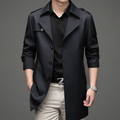 Saco Casual de Botón Simple para Hombre Talla Grande Premium - Image 9