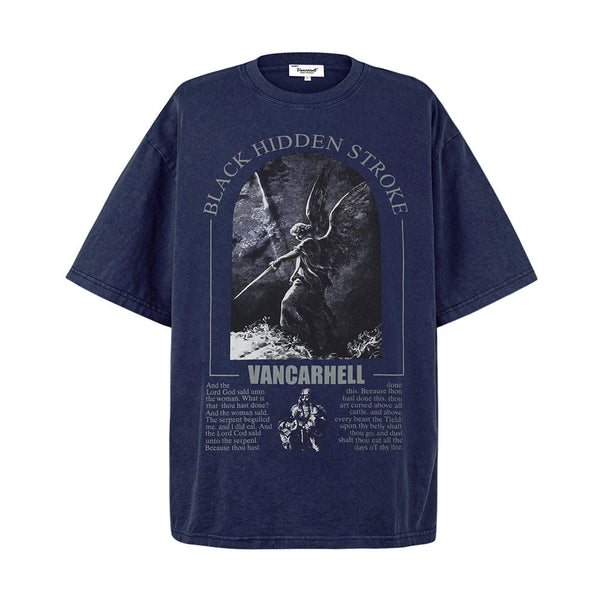 Playera Estampada Ángel de Moda para Hombre