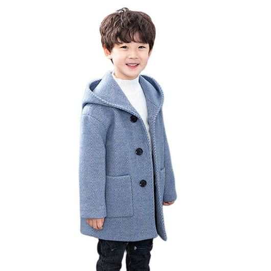 Abrigo de Lana para Niño Largo Invierno - Image 3