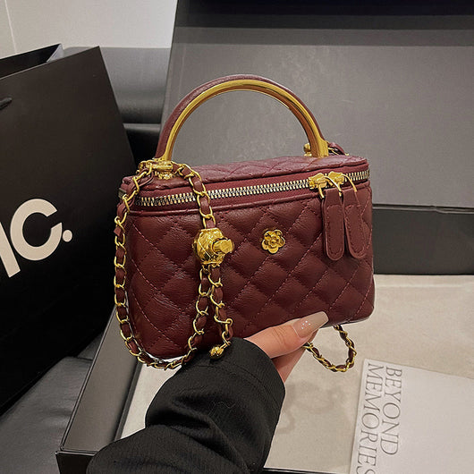 Bolso Mensajero de Moda Rhombus Chain para Mujer - Image 8