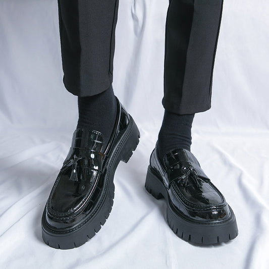 Zapatos de Cuero para Hombre con Plataforma en Punta - Image 2