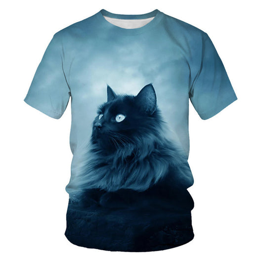 Camiseta Estampado Animal Gato para Toda la Familia - Image 10