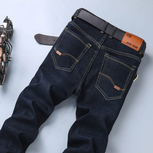 Pantalones Vaqueros Hombre Verano Stretch Seda Hielo Ajuste Relajado - Image 11