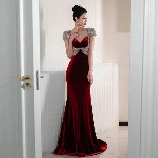 Vestido de Noche Elegante Adelgazante para Mujer
