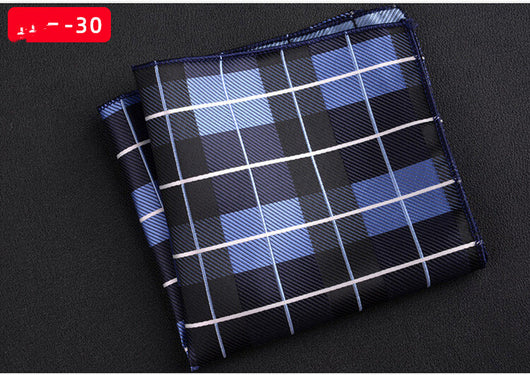Pañuelo Cuadrado Retro con Bordado Texturizado para Hombre - Image 23