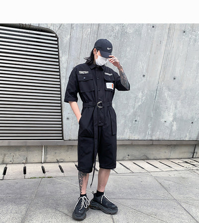 Overol Casual Unisex de Fibra Poliéster Estilo Japonés - Image 16