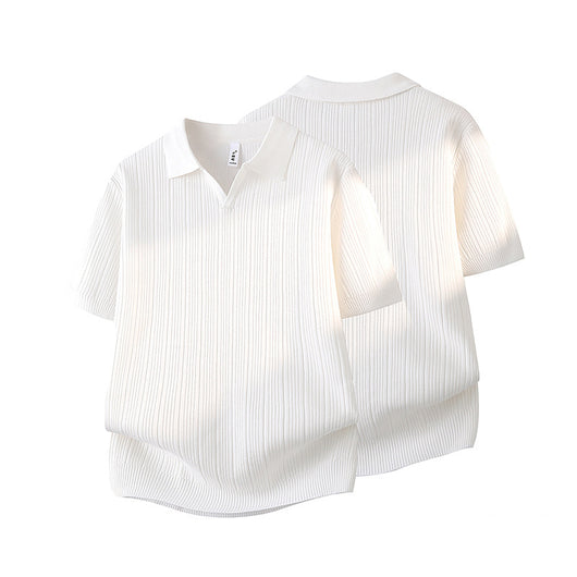 Camisa Casual Slim Fit Cuello Solapa Manga Corta Hombre - Image 2