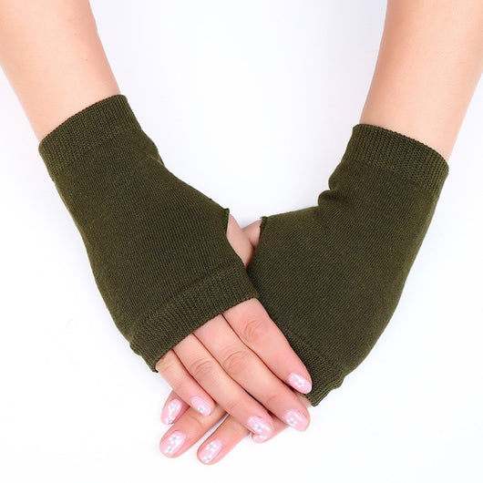 Guantes Cálidos Acolchados de Terciopelo con Diseño de Concha - Image 8