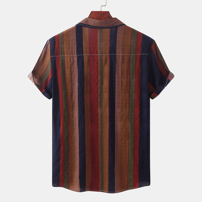 Camisa Casual Retro con Estampado para Hombre - Colección Verano - Image 5