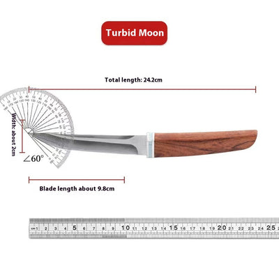 Cuchillo Forjado 3 en 1 para Acampada - Hoja de Acero Afilada Portátil - Image 3