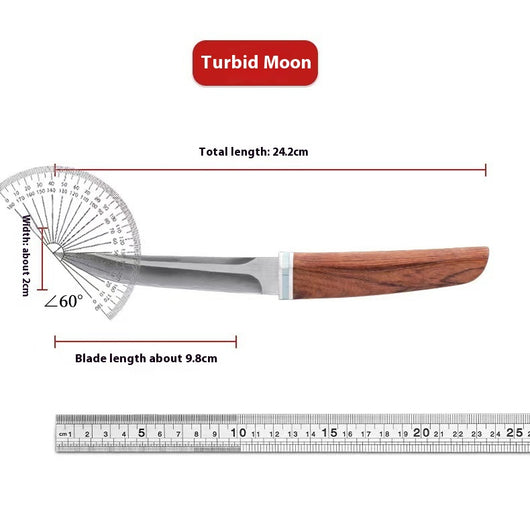Cuchillo Forjado 3 en 1 para Acampada - Hoja de Acero Afilada Portátil - Image 3