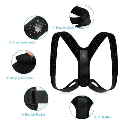 Corrector de Postura para Cifosis - Soporte Dorsal Ajustable - Image 15
