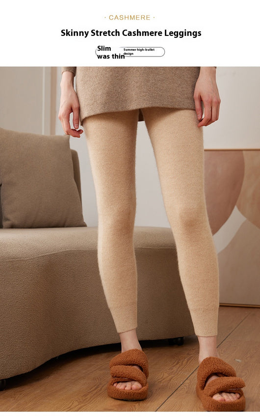 Leggings Térmicos Cintura Alta de Cachemira - Ajuste Slim Cómodo - Image 13