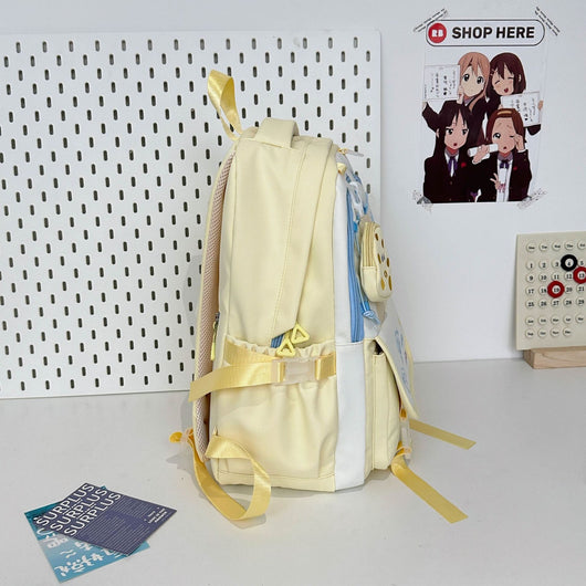Mochila de Gran Capacidad Ligera con Diseño de Contraste - Image 10