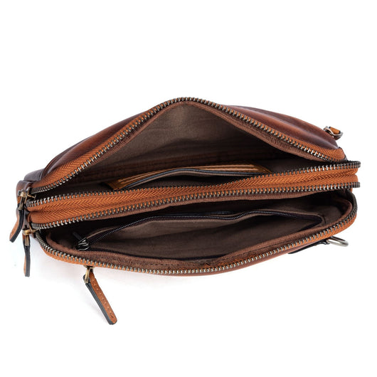 Billetera Vertical de Cuero Genuino Primera Capa Diseño Cuadrado para Hombre - Image 13