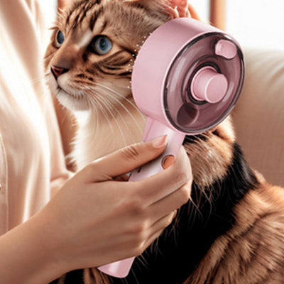 Cepillo Spa para Mascotas con Vapor - Deslanador USB Recargable para Perros y Gatos - Image 12