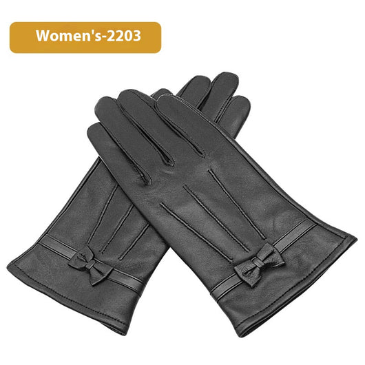 Guantes de Cuero para Mujer Invierno - Forro Polar, Impermeables y Táctiles - Image 11
