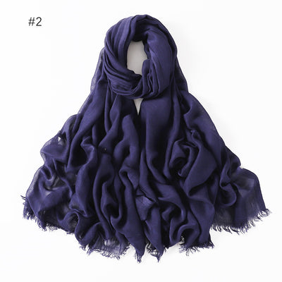 Pashmina Modal Fina Transpirable - Chal Ligero Monocromático para Mujer - Image 7